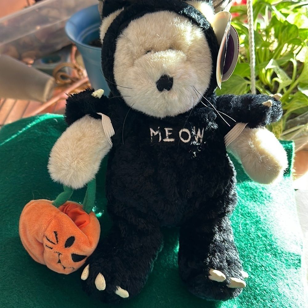 Starbucks Barista Bear Halloween Plush Collectible Rare Holiday Decor